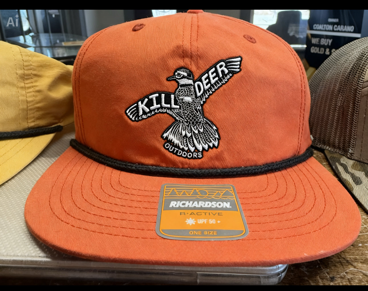 Killdeer Flying Logo Rope Hat